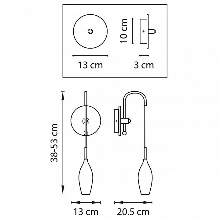 Бра Lightstar Pentola 803521 - 2