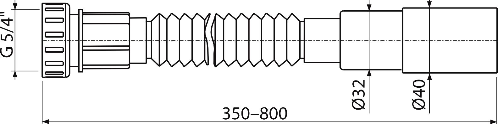 Гофра AlcaPlast A750 - 2