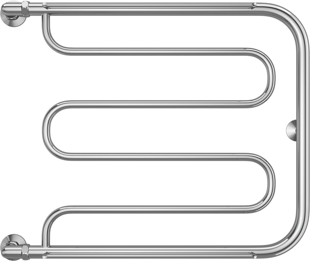 Водяной полотенцесушитель Terminus Фокстрот 600x700 Хром 4620768881343 - 0