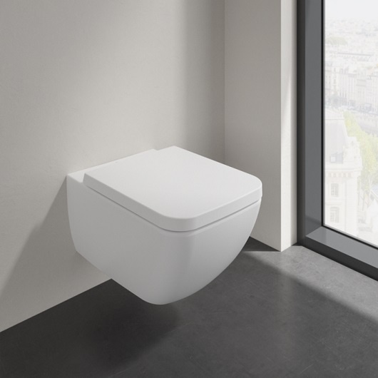 Сиденье для унитаза Villeroy&Boch Venticello белое с системой микролифт 8M22S1RW - 1