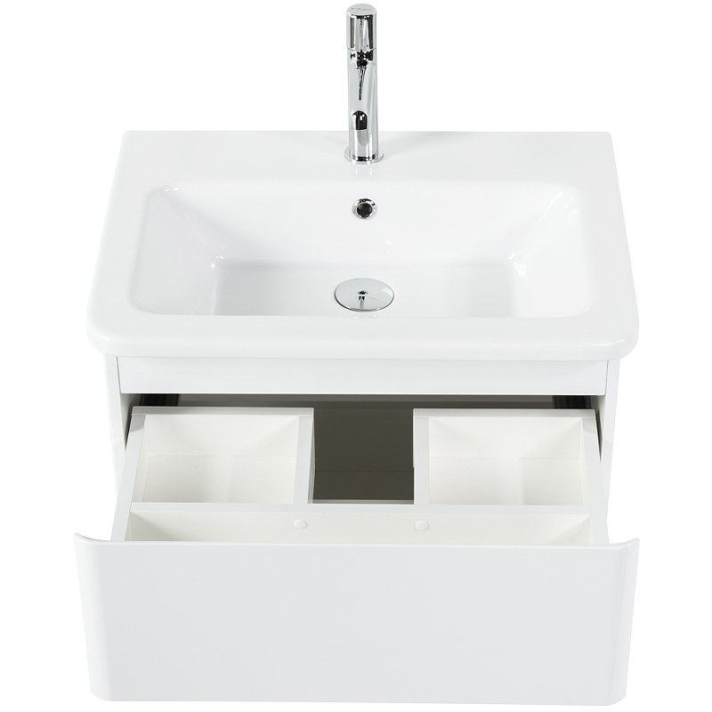Тумба с раковиной BelBagno Albano 60 белый - 4