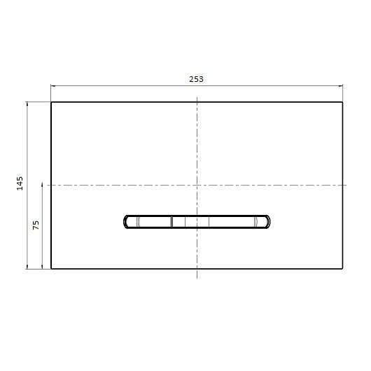 Клавиша смыва Villeroy & Boch ViConnect белая матовая 922169N5 - 1