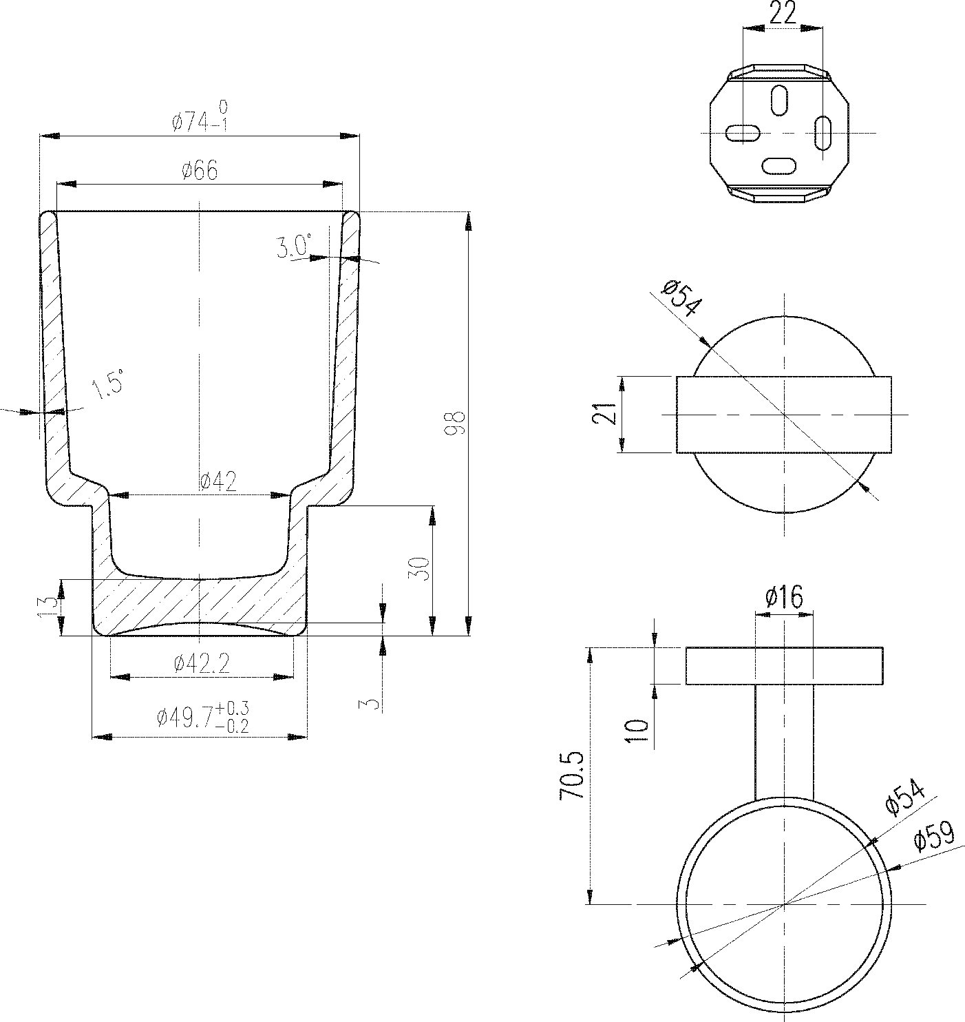 Стакан Villeroy & Boch Elements Tender TVA15101800061 - 1