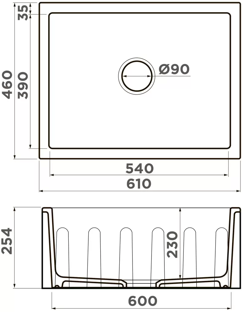 Мойка кухонная Omoikiri Mikura Natceramic/белый  4997068 - 2