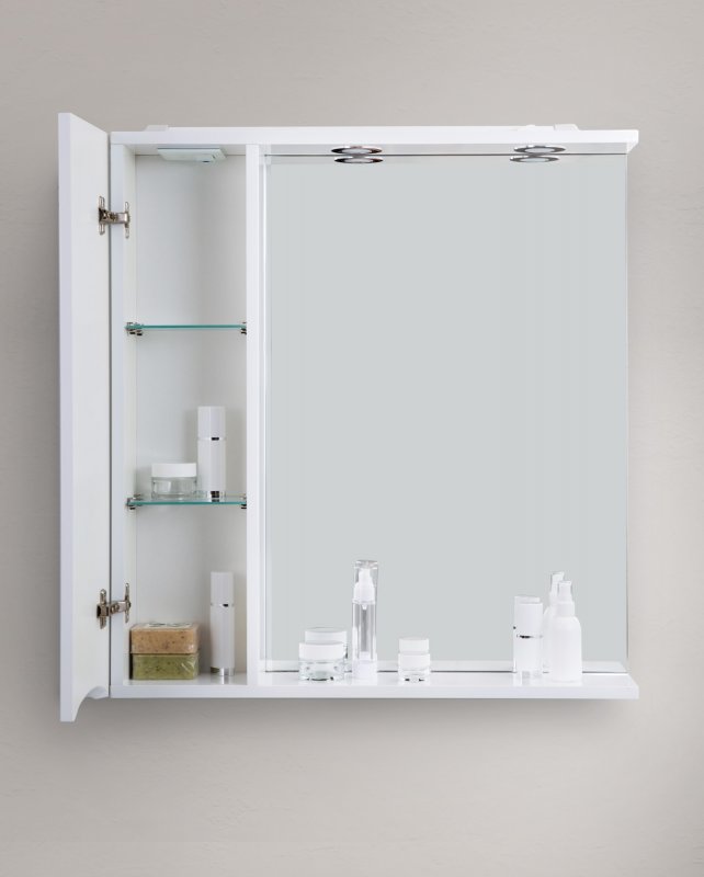 Зеркало-шкаф BelBagno Marino 60 L MARINO-SPC-600/750-1A-BL-P-L - 2