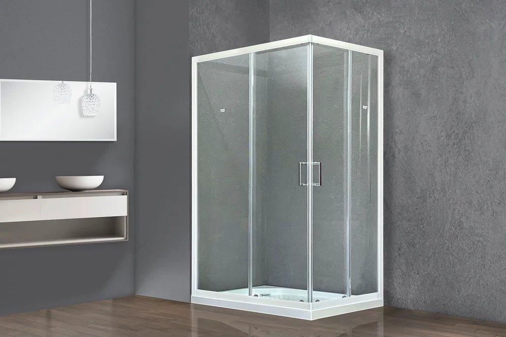 Душевой уголок Royal Bath HPD 75х95 профиль белый стекло прозрачное RB9575HPD-T - 1