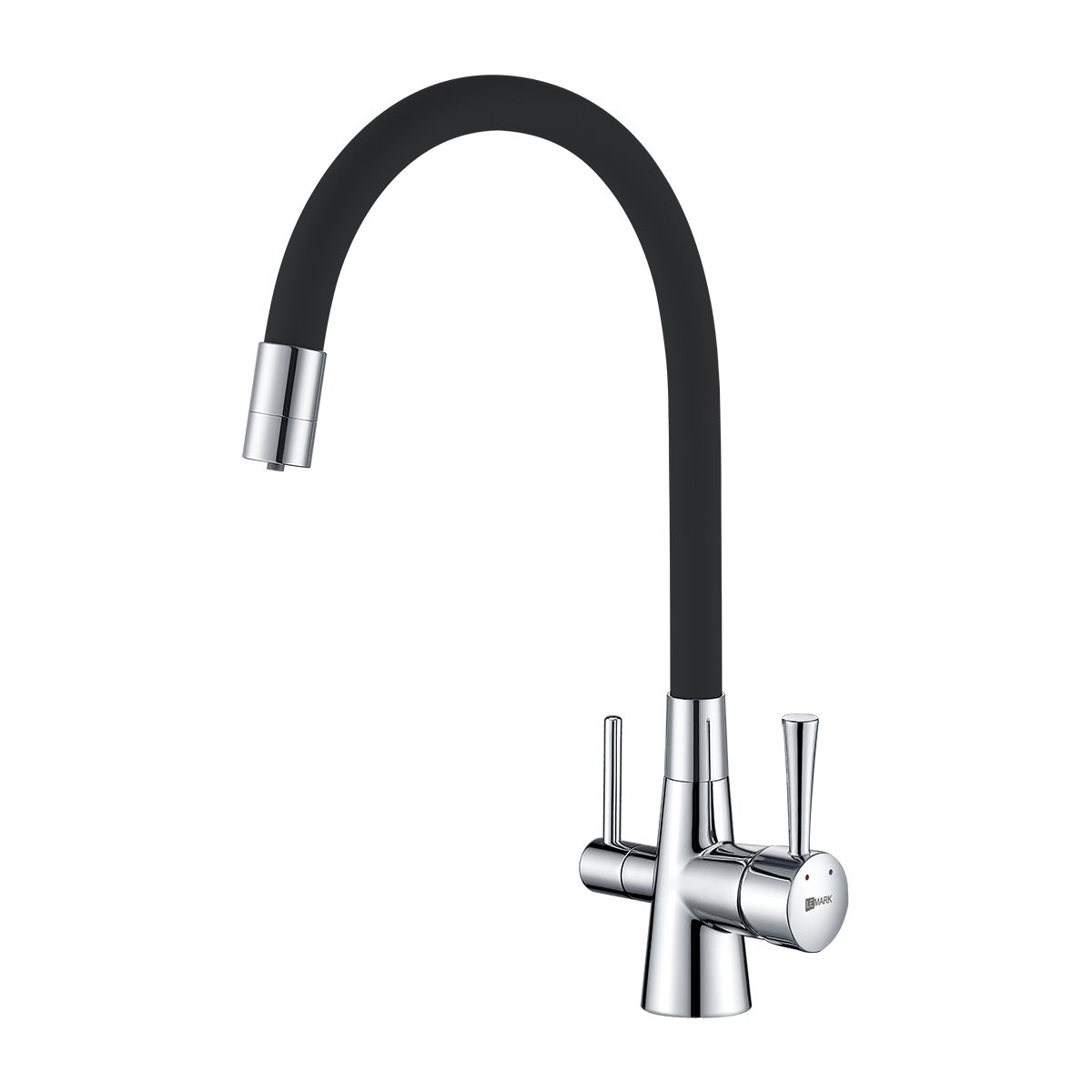 Смеситель для кухни Lemark Comfort LM3075C с гибким изливом - 0