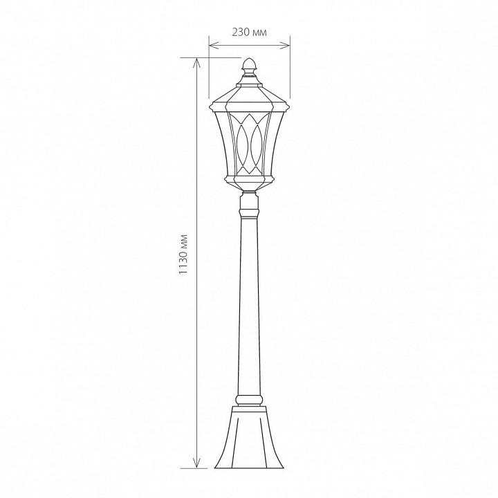 Наземный высокий светильник Elektrostandard Virgo GLXT-1450F - 2