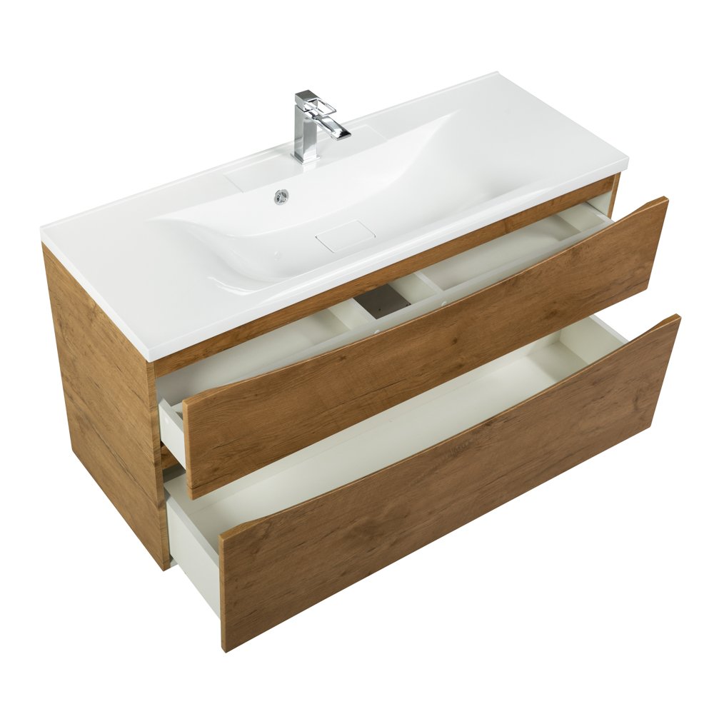 Тумба с раковиной Belbagno Marino 110 светлое дерево - 3
