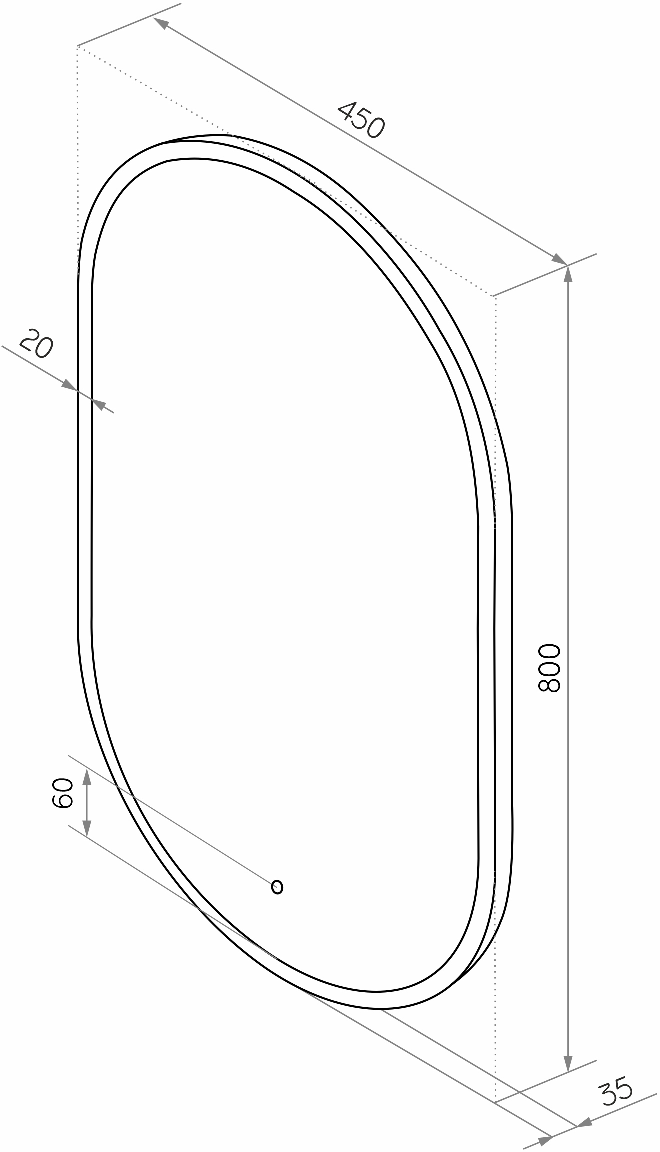 Мебель для ванной DIWO Казань 40 R 564548 - 9