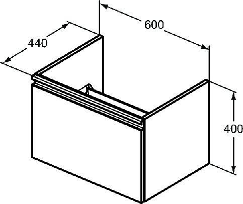 Тумба под раковину Ideal Standard Tesi  T0046OV - 1