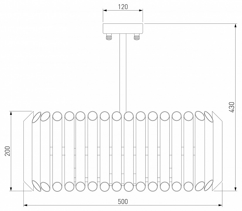 Светильник на штанге Bogate's Castellie a063405 - 1