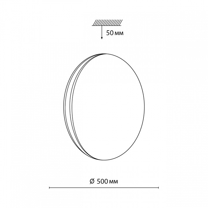 Настенно-потолочный светодиодный светильник Sonex Ringo 7625/EL - 4
