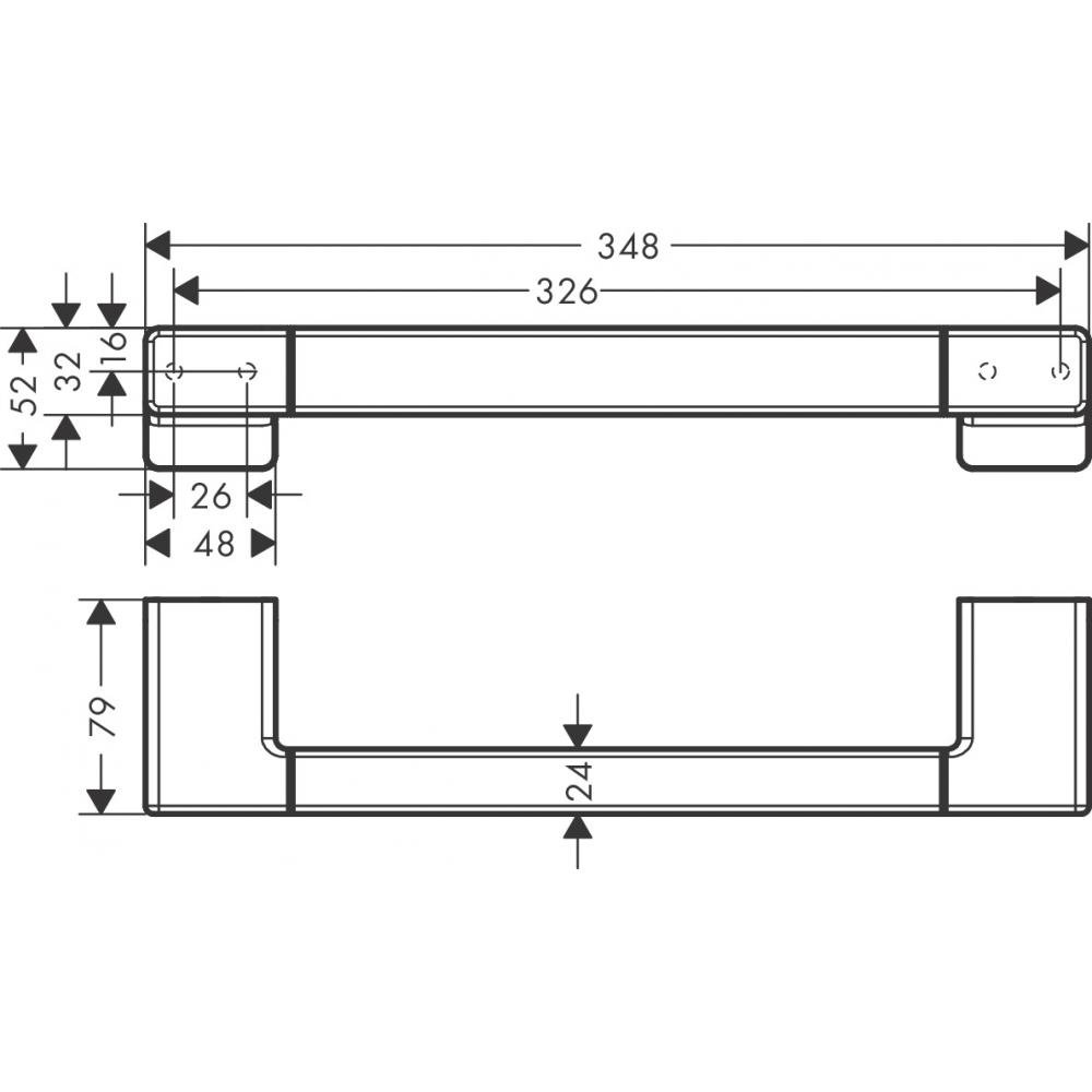 Поручень AddStoris Hansgrohe 41744700 - 1