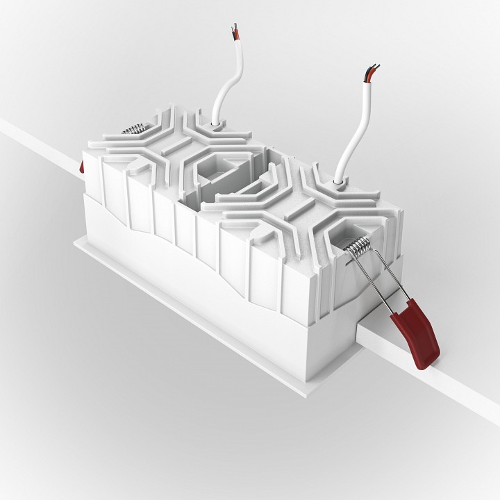 Встраиваемый светильник Maytoni Alfa DL043-02-15W3K-D-SQ-W - 3