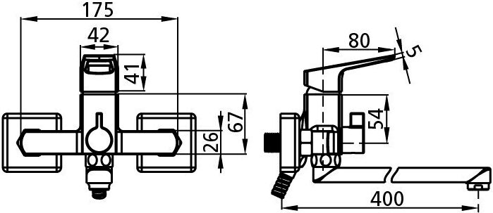 Смеситель Milardo Atlantic ATLSBLCM10 универсальный - 7