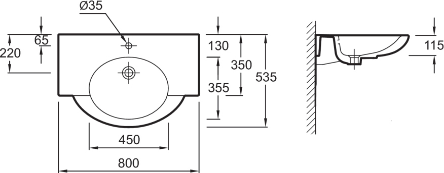 Мебель для ванной Jacob Delafon Presquile EB927-J5 белая - 7