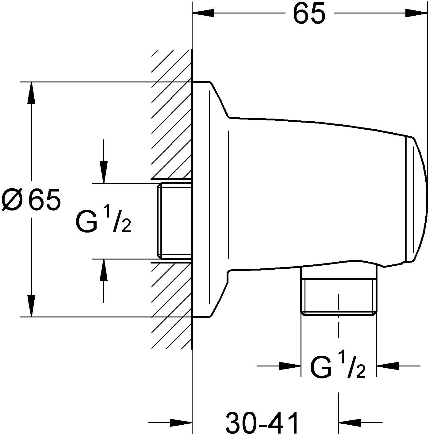 Шланговое подключение Grohe Movario 28405000 - 7