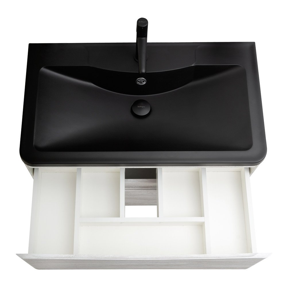 Тумба с раковиной BelBagno Acqua 80 светлое дерево - 4