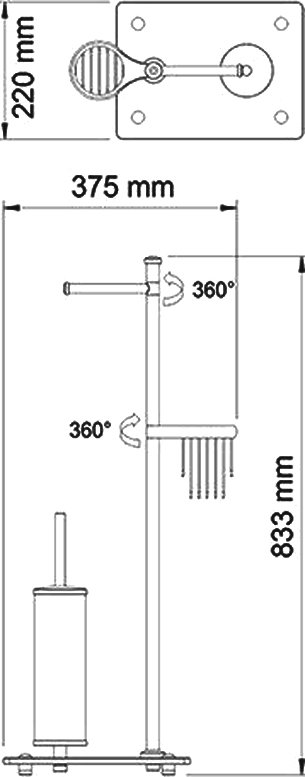 Стойка Wasserkraft K-1264 - 5