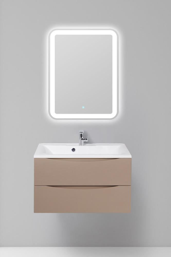 Тумба с раковиной Belbagno Marino 80 бежевый матовый - 21