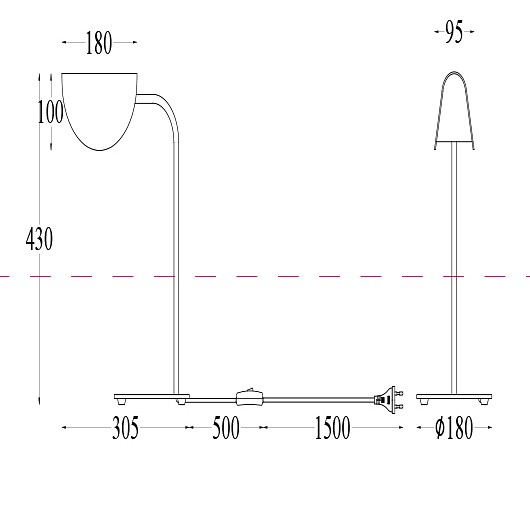 Настольная лампа Maytoni Technical Mollis MOD126TL-01B - 1