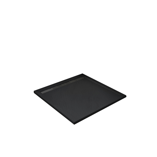 Душевой поддон с сифоном WeltWasser WW TRS 90 STONE-BL 90х90 черный  10000004412 - 0