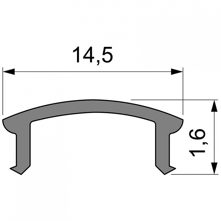 Профиль накладной Deko-Light F-01-10 983560 - 1