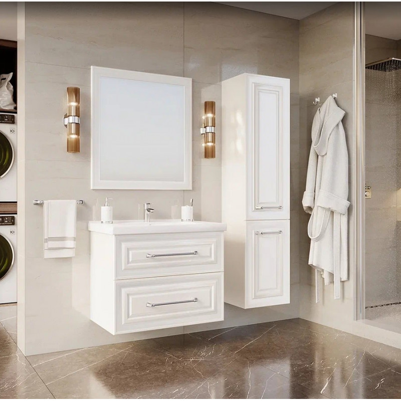 Шкаф-колонна ASB-Woodline Валенца 40 слоновая кость 11930 СК - 4