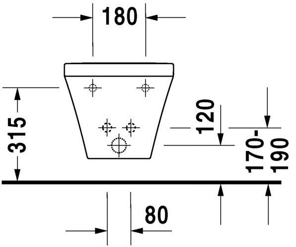 Биде подвесное Duravit DuraStyle  2287150000 - 4