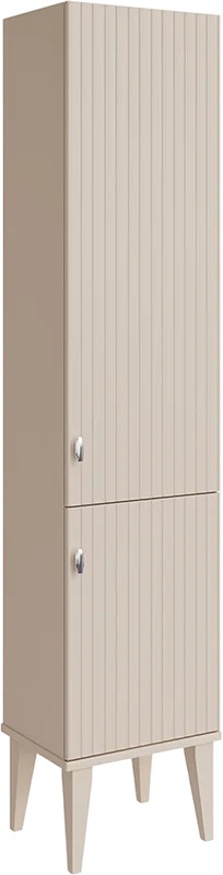 Шкаф-пенал для ванной ASB-Woodline Федерика 40 тирамису софт 80445 - 0