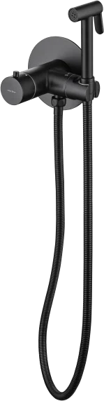 Гигиенический душ со смесителем Allen Brau Thermo Rund с термостатом черный матовый 5.60001-31 - 0