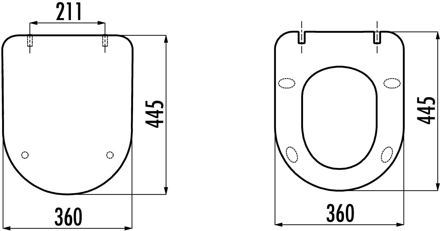 Чаша для унитаза подвесного Creavit Free FE320.G0100 белый матовый FE320-11MB00E-0000 - 5