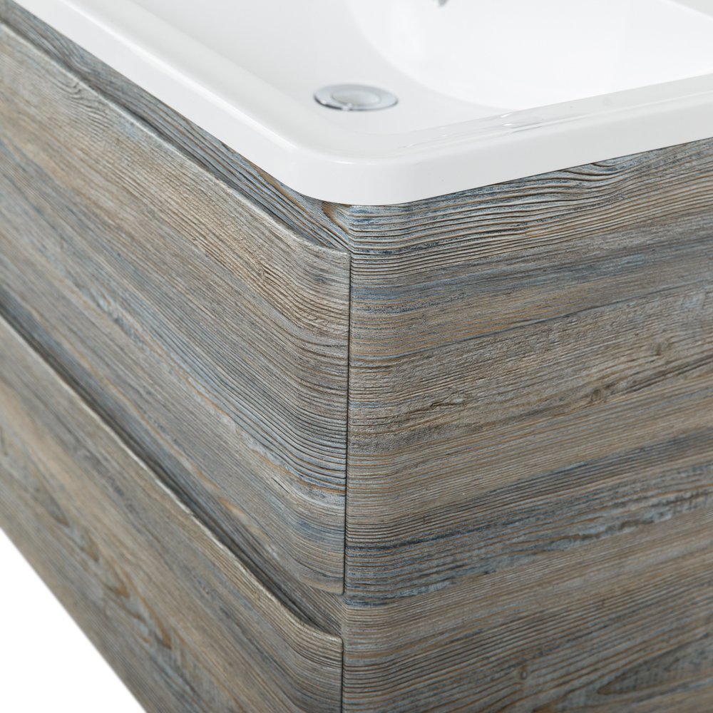 Тумба с раковиной BelBagno Albano 100 светлое дерево - 10
