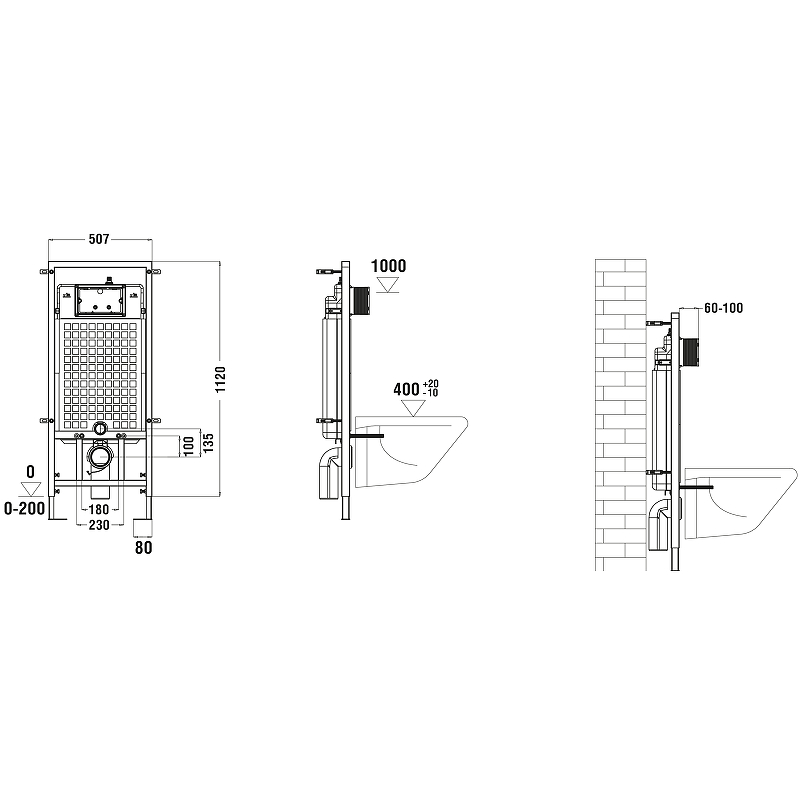 Комплект WeltWasser MARBERG 507 + SALZBACH 041 MT-GR + MAR 507 RD GL-WT  10000011121 - 4