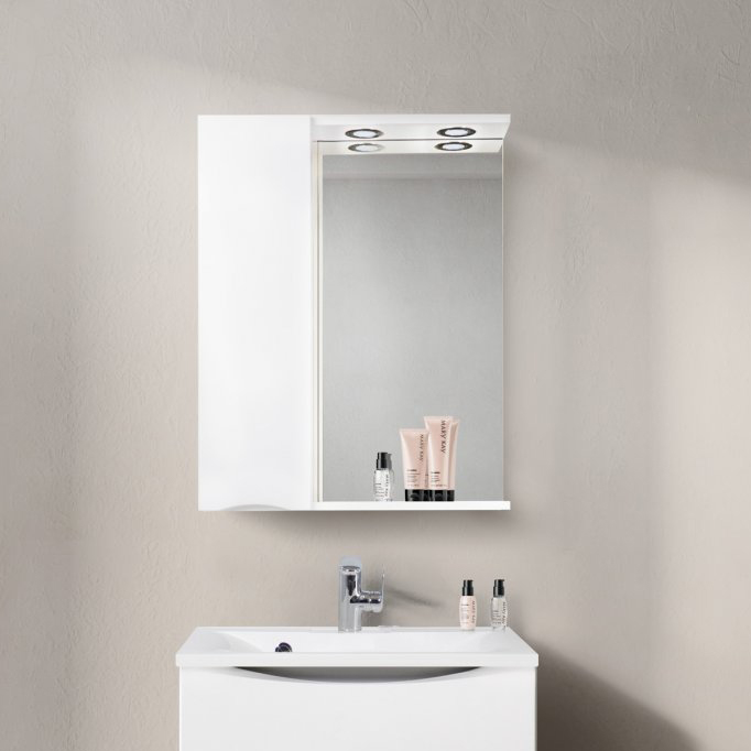 Зеркало-шкаф BelBagno Marino 60 L MARINO-SPC-600/750-1A-BL-P-L - 0