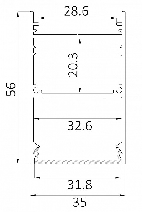 Накладной светильник 6063 LINE 3556 0412637 - 1