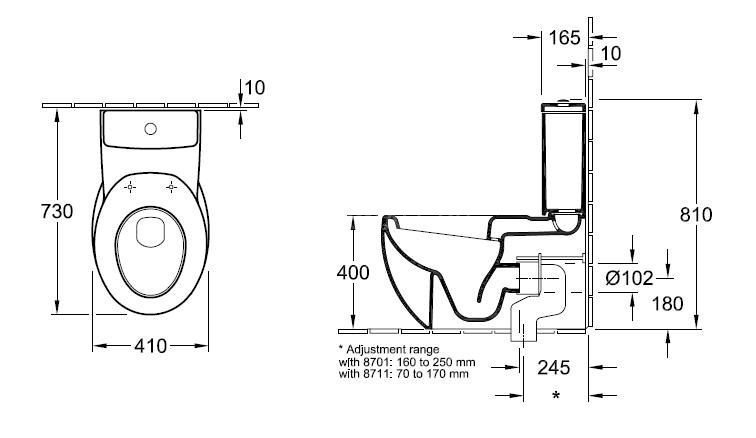 Напольный унитаз Villeroy & Boch Aveo New Generation (6614 10 R2) 661410R2 - 2