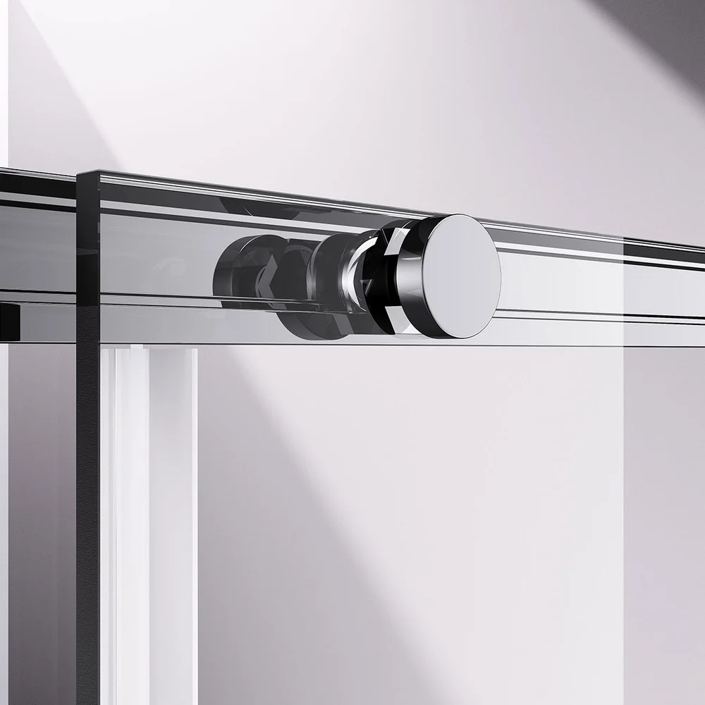 Душевая дверь в нишу Vincea Slim-N 110х195 профиль хром стекло прозрачное VDS-4SN110CL - 2