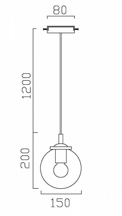 Подвесной светильник Vele Luce Volo VL2074P01 - 1