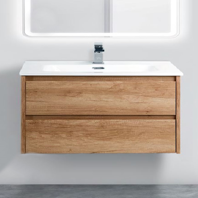 Тумба с раковиной BelBagno Kraft 90 rovere nebrasca nature - 0