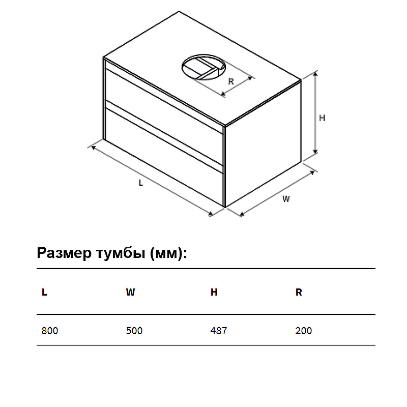 Тумба под раковину Excellent Finli 80 белая глянцевая MLEX.1102.800.WHWH - 3