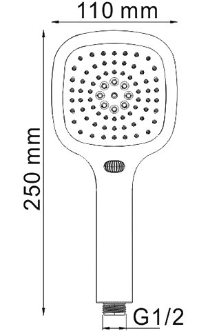 Смеситель Wasserkraft Aller 1061WHITE для ванны с душем - 12