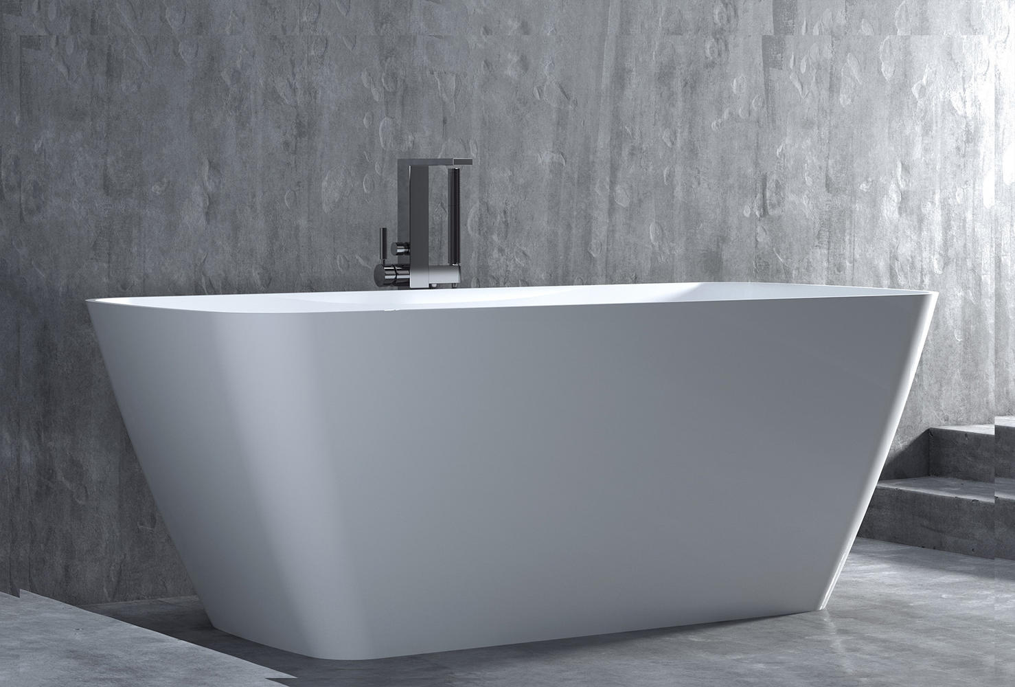 Ванна из искусственного камня Salini Agatha 180x80 100221MRF S-Stone, матовый, RAL полностью - 4