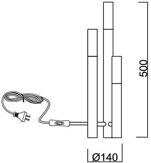 Настольная лампа декоративная ST-Luce Eclip SL1236.204.03 - 3