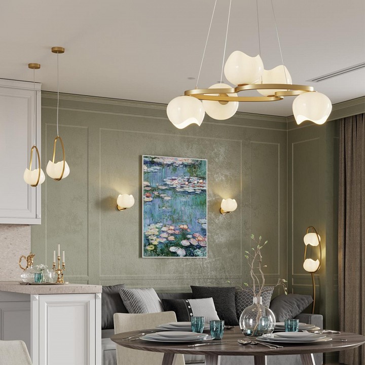 Подвесная люстра Odeon Light Modern Waterlily 4873/5 - 2