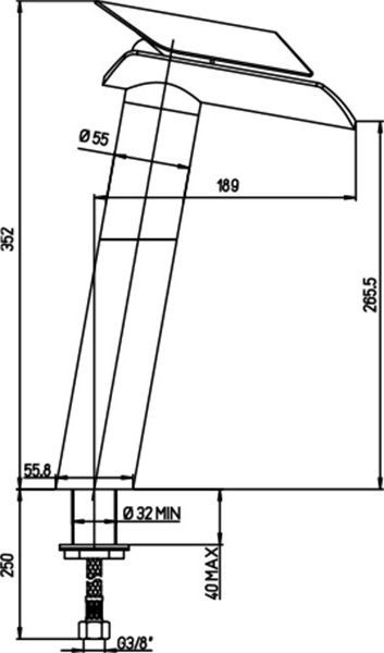 Смеситель для раковины Paini Morgana 73PW205LZLL - 2