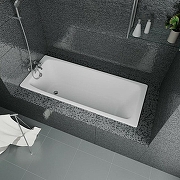 Чугунная ванна Delice Biove 170x75 DLR220509RB-AS с черными матовыми ручками с антискользящим покрытием - 2