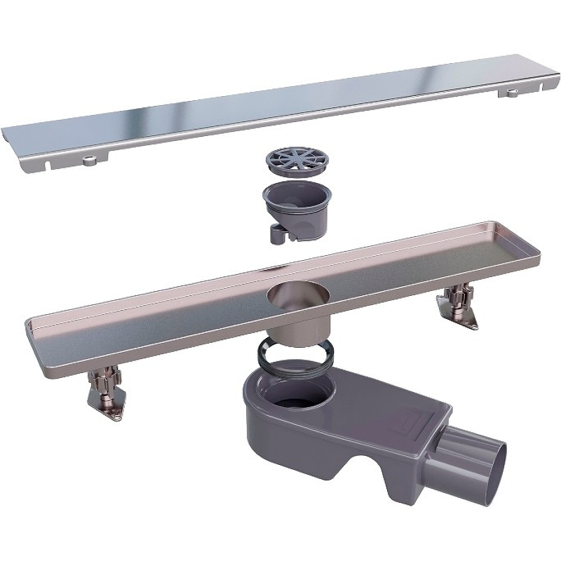 Душевой лоток Rgw 80 решетка хром 47302080-01 - 0