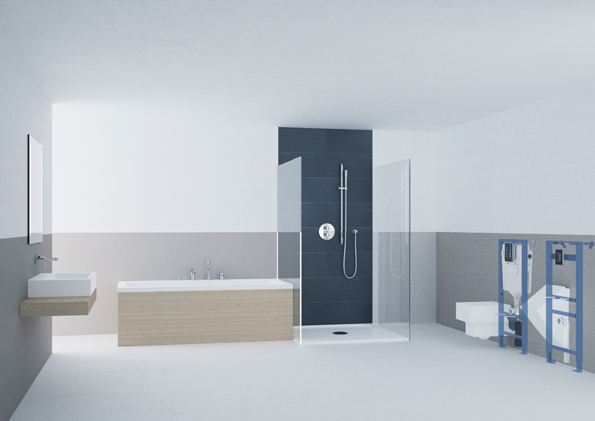 Система инсталляции для унитазов Grohe Rapid SL 38827000 5 в 1 с кнопкой смыва - 27